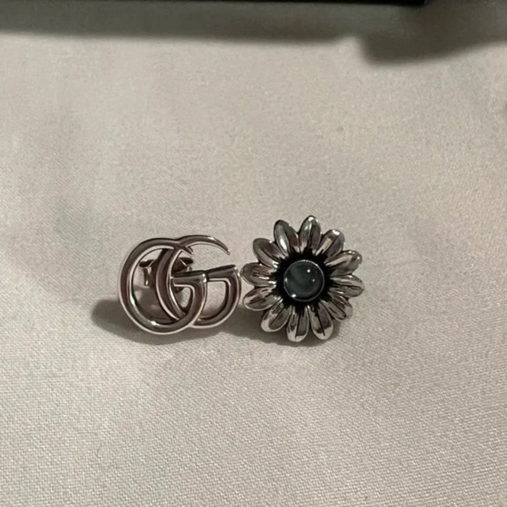 Silver earrings